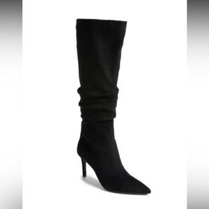 Open edit Black Heeled Boots- new without box